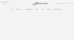 Desktop Screenshot of luxeeventrental.com